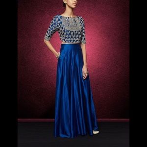 Anita dongre karunya crop tops and sharara palazzo